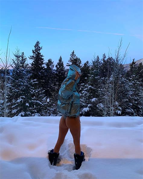 bikini pics in snow